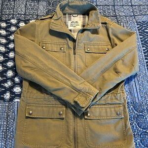 Carhartt canvas M-65 style jacket in olive drab